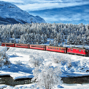 ✨ Tren Panoramik në Alpe 🏔️ – ST. MORITZ – MILANO ✈️ Nisje: • 7 Nëntor • 14 Nëntor • 21 Nëntor • 28 Nëntor • 5 Dhjetor • 12 Dhjetor • 19 Dhjetor