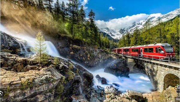 BERNINA EXPRESS (Treni Panoramik ne Alpet Zviceriane) 🔸 3 Ditë (2 Netë) 🔸 Nisje 18 Tetor